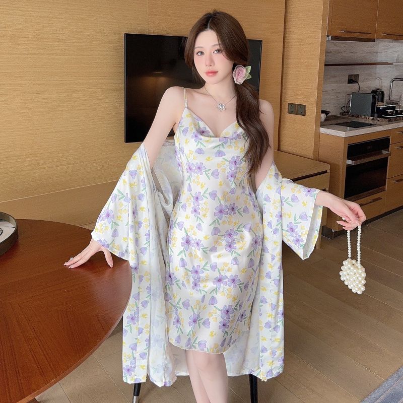 Robe Silk Women - Высококачественный комплект из двух предметов: юбка
