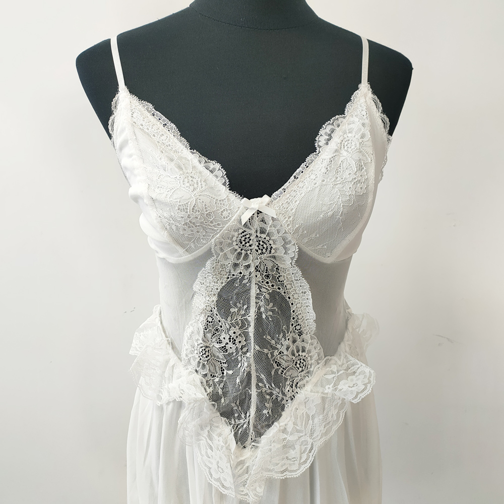 Сексуальное белое кружевное но – обзор и цена Babydoll Chemise Night