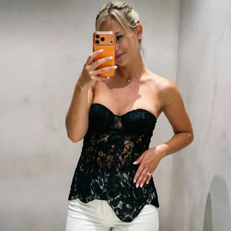 Топ-корсет HXAO для женщин, бе – обзор и цена Strapless Bra Backless