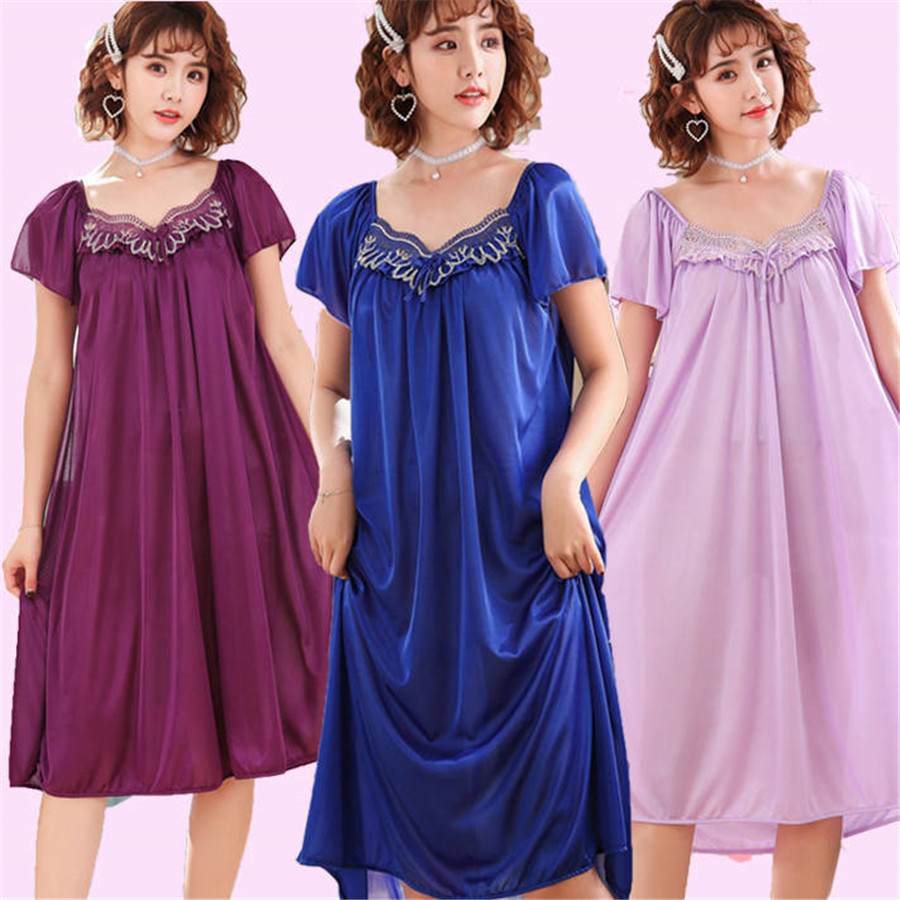 НОВАЯ летняя ночная рубашка из – обзор и цена Robe Silk Women