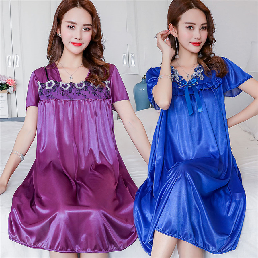 НОВАЯ летняя ночная рубашка из – обзор и цена Robe Silk Women